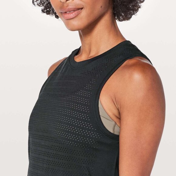 Lululemon Breeze By Muscle Tank II | Black | Size 10 - Picture 2 of 5